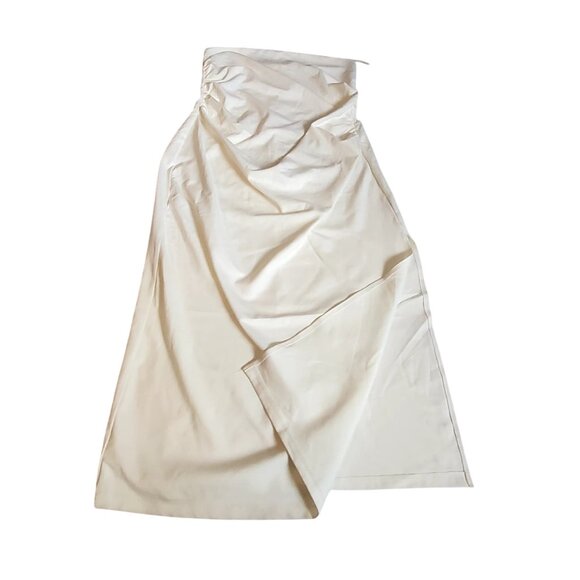 White Strapless Maxi Dress XXL By A New Day Elastic strapless top for secure fit - Picture 2 of 12